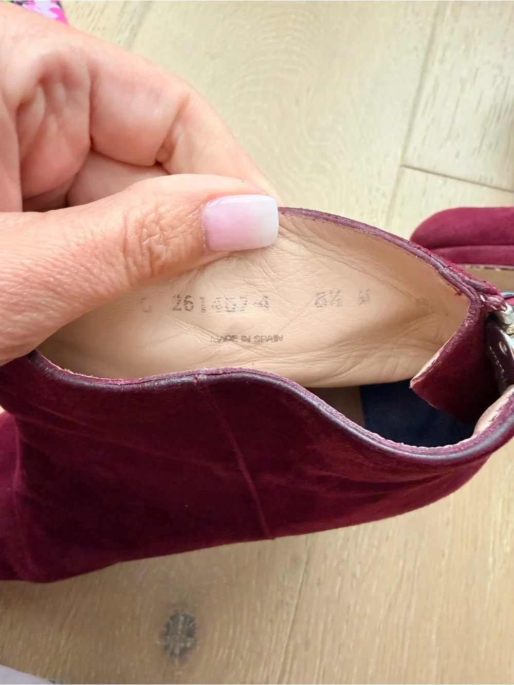 Stuart Weitzman Burgundy Suede Block Heel Ankle Booties